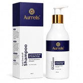 Aurrelis Arctic Scalp Anti-Dandruff Shampoo with piroctone olamine, keratin, biotin, and tea tree oil in a 300ml bottle.