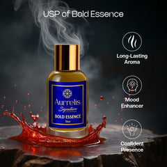 Aurrelis Signature Duo UNISEX Perfumes Combo – Aqua Splash + Bold Essence 50ML Each + FREE Discovery Pack | Long Lasting Luxury Perfume Set