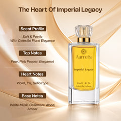 Aurrelis Imperial Legacy Luxury Perfume for Men & Women | Long-Lasting Extrait De Parfum 55ML