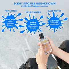 Slayd Chrome Blue Pocket Perfume – Extrait De Parfum 20 ML