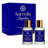 Aurrelis Signature Combo Pack of 2 – Aqua Splash & First Love | Extrait De Parfum | 50 ML Each