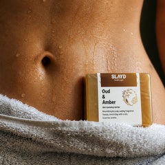 Slayd Amazing Gel Soap Bars Combo Pack (6x100g) | Herbal Bath Soaps with Neem, Aloe Vera, Rose, Nargis & Oud | Natural Skin Cleansing & Moisturizing Bar