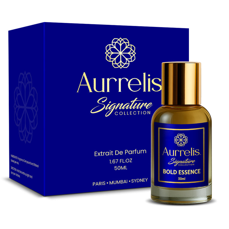 Aurrelis Signature Duo UNISEX Perfumes Combo – Aqua Splash  + Bold Essence 50ML Each + FREE Discovery Pack | Long Lasting Luxury Perfume Set
