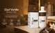 Aurrelis Midnight Oud Vanilla Moisture Body Wash in 250ml bottle, deep hydrating luxury bath and body cleanser, rich in oud and vanilla scents.