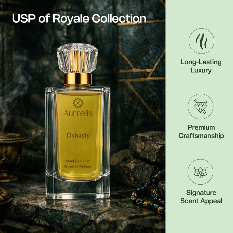Aurrelis DYNASTY | Luxury Eau De Parfum 55ML | Long-Lasting Royal Fragrance | For Men & Women