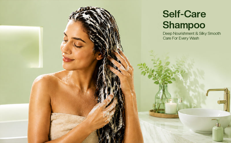 Aurrelis Green Bamboo Strength Shampoo bottle, nourishing hair cleanser for strengthening and smooth, healthy hair in a 300ml size.