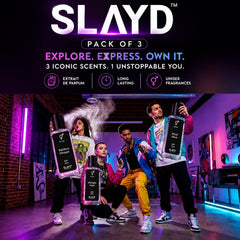 Slayd Look Legit Universal Signature Discovery Set | Extrait De Parfum | Unisex | Pack of 3 × 20ML (60ML)