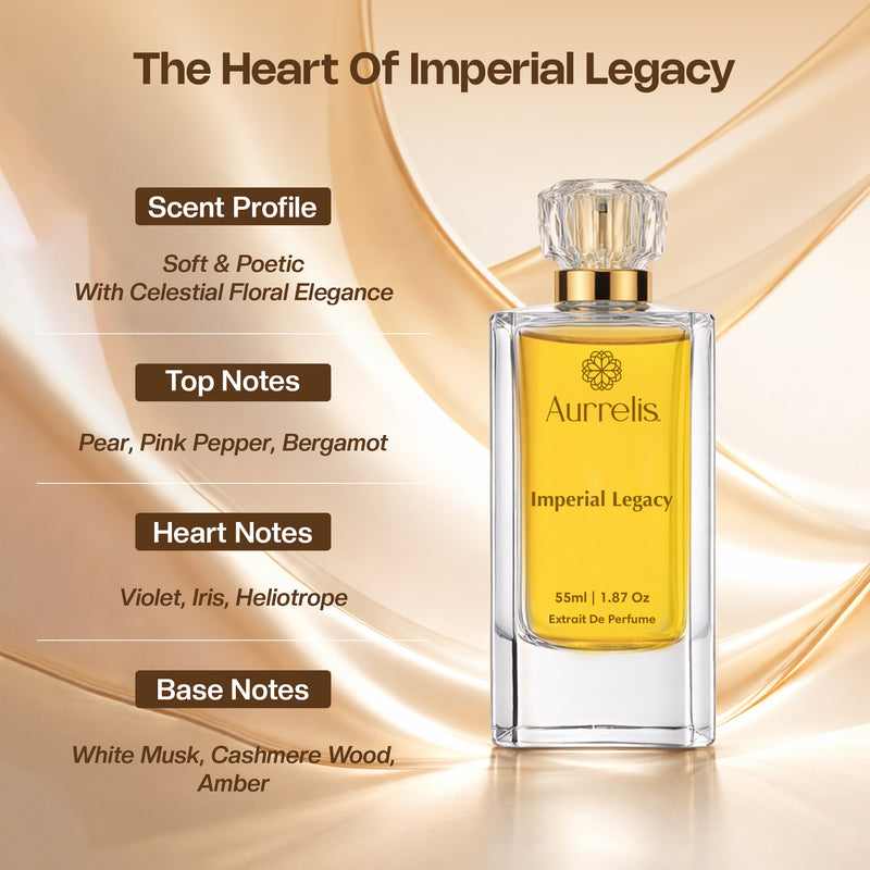 Aurrelis Imperial Legacy Luxury Perfume for Men & Women | Long-Lasting Extrait De Parfum 55ML