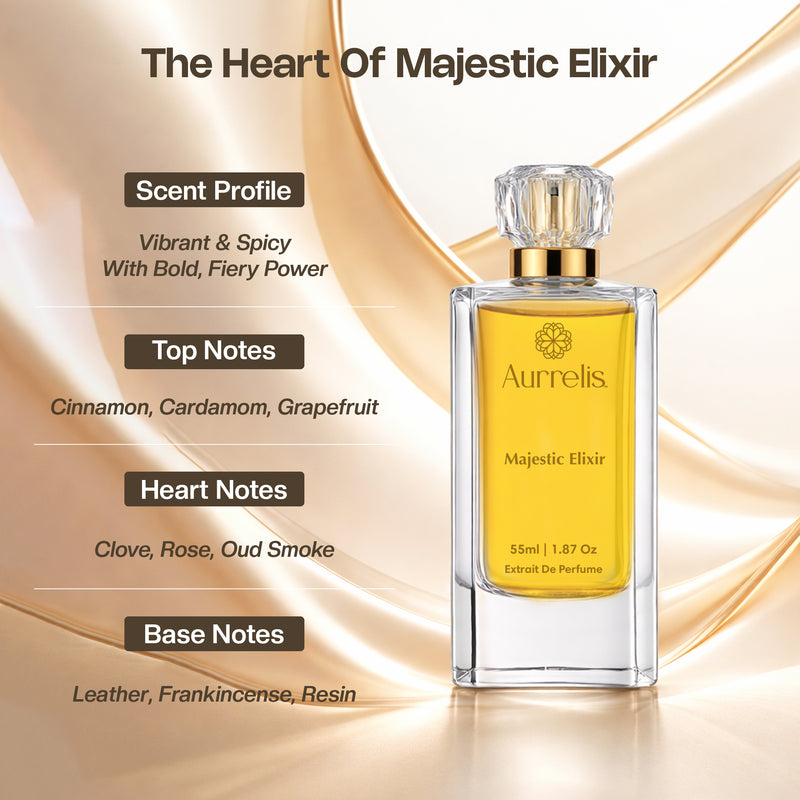 Aurrelis Royal Imperial + Majestic Exilir Perfume Combo for Men & Women | Long Lasting Luxury Fragrance Duo | Premium Eau De Parfum