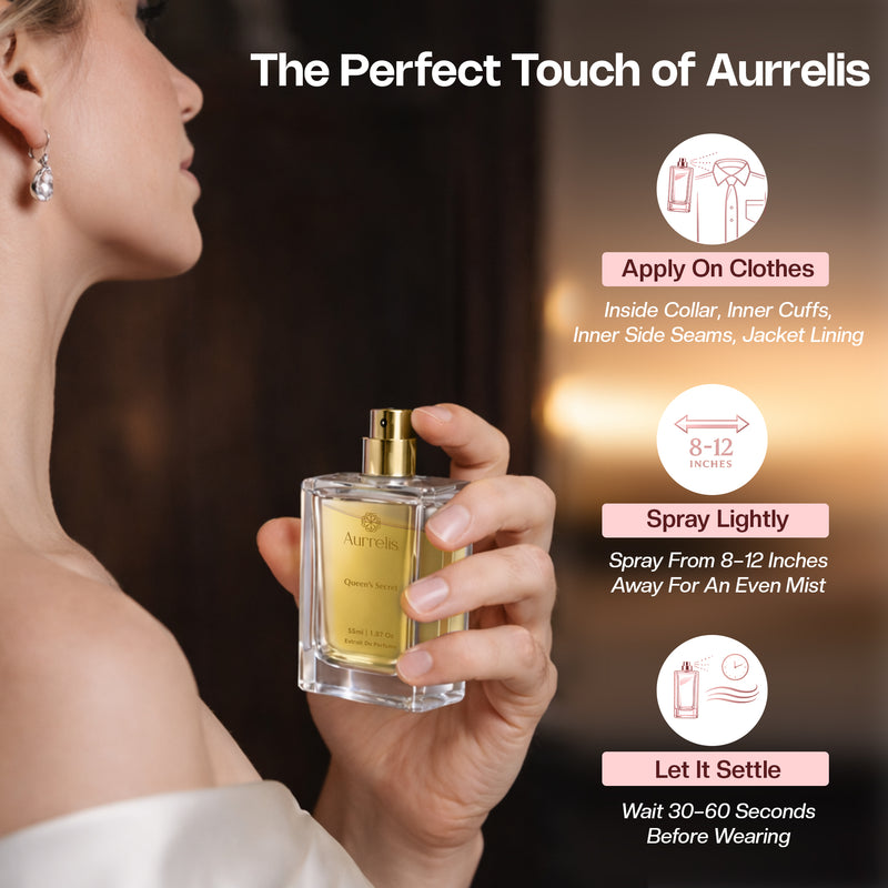 Aurrelis Royal Queen’s Secret + Crown Extrait De Parfum Duo 55ML x 2 | Luxury Long Lasting Perfume Combo for Men & Women