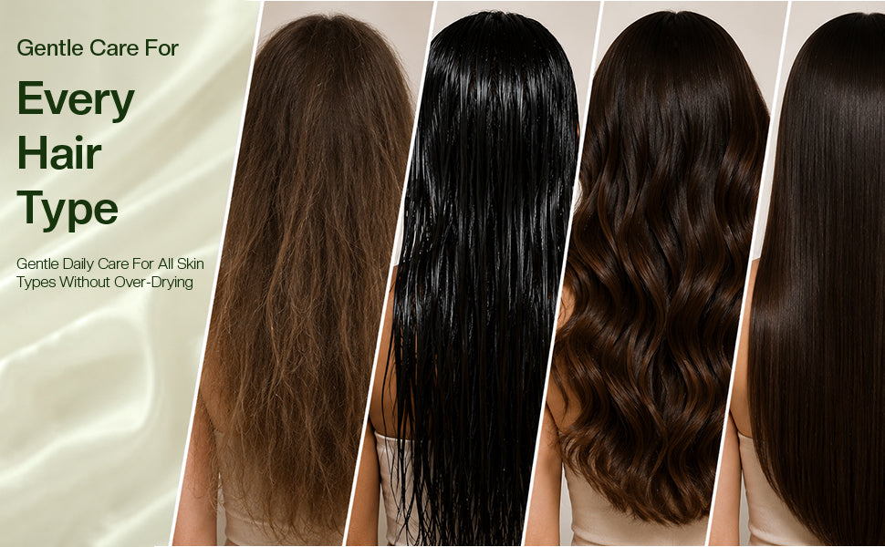 Aurrelis Green Bamboo Strength Shampoo bottle with green bamboo imagery, highlighting nourishing hair care for healthy, smooth hair.