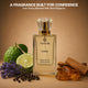 Aurrelis Crown Luxury Eau de Parfum for men and women featuring citrus, woody, and amber notes in a sleek bottle.