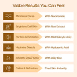 Aurrelis Face Toner Combo Pack of 2 | Rice Water & Rose Water Toner | 100ml Each