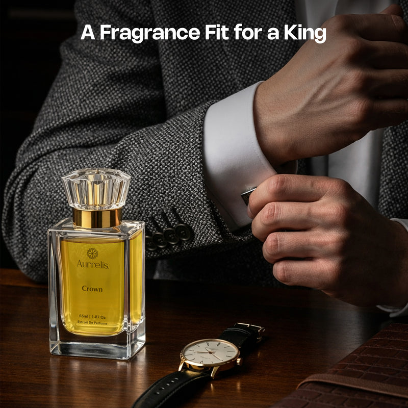 Aurrelis CROWN | Luxury Eau De Parfum 55ML | Royal Long-Lasting Fragrance | For Men |