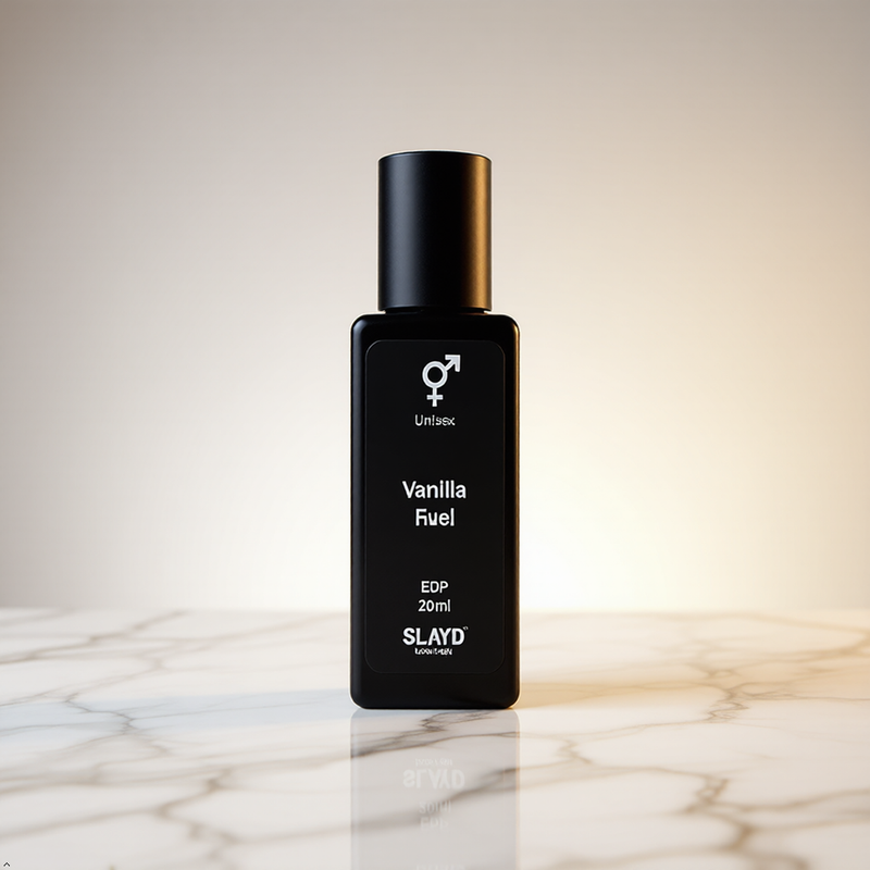 Set of five Slayd Look Legit unisex perfume discovery bottles, each 20ml, featuring extrait de parfum in a gift-ready package.