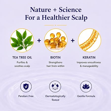 AURRELIS Arctic Scalp Anti-Dandruff Shampoo bottle with piroctone olamine, keratin, biotin, and tea tree oil for healthy hair.