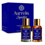 Aurrelis Signature Combo Pack of 2 – Bold Essence & Flame & Amber | Extrait De Parfum | 50 ML Each
