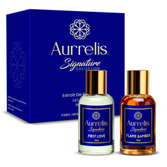 Aurrelis Signature Combo Pack of 2 – First Love & Flame & Amber | Extrait De Parfum | 50 ML Each