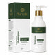 Aurrelis Green Bamboo Strength Shampoo bottle, natural hair care product for strengthening and nourishing hair, 300 ml.