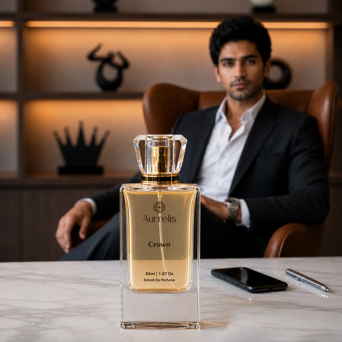 Aurrelis Royale Collection - Crown | Luxury Extrait de Parfum | Premium Long-Lasting Fragrance for Unisex 55 ml