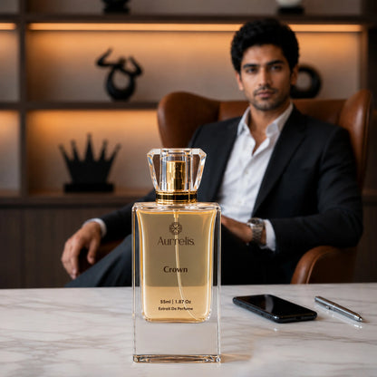 Aurrelis Royale Collection - Crown | Luxury Extrait de Parfum | Premium Long-Lasting Fragrance for Unisex 55 ml