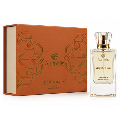 Aurrelis Royale Collection - Majestic Elixir | Luxury Extrait de Parfum | Premium Long-Lasting Fragrance for Unisex 55 ml