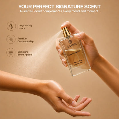 Aurrelis Royale Collection - Queen's Secret| Luxury Extrait de Parfum | Premium Long-Lasting Fragrance for Women 55 ml