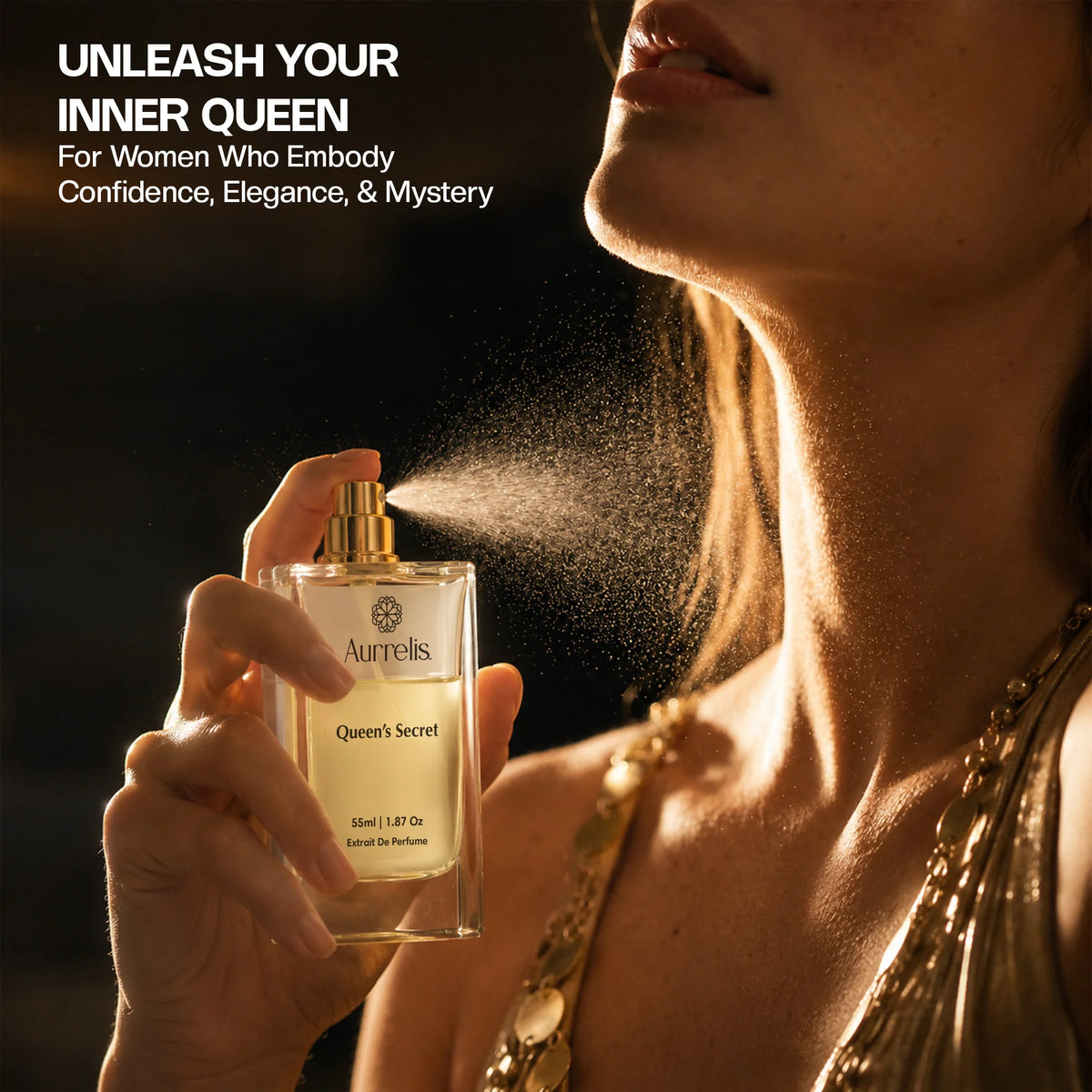 Aurrelis Royale Collection - Queen's Secret| Luxury Extrait de Parfum | Premium Long-Lasting Fragrance for Women 55 ml