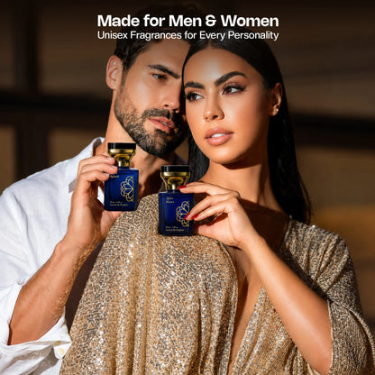 Aurrelis Signature Collection perfume gift set featuring Aqua Splash and After Hours luxury unisex extrait de parfum in 110 ml bottles.