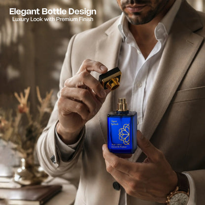Aurrelis Signature Collection perfume gift set with Aqua Splash and First Love fragrances, 110 ml, luxurious unisex extrait de parfum
