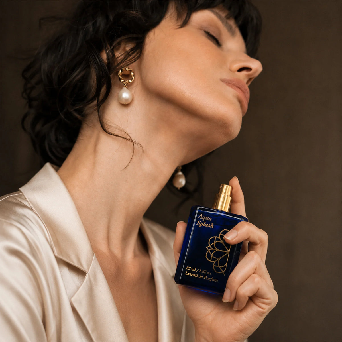Aurrelis Signature Collection perfume gift set with Aqua Splash and First Love fragrances, luxury unisex extrait de parfum 110 ml