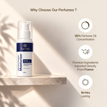 Aurrelis Shea Butter Moisturizer for Face & Body | Intense Hydration with Betaine & Vitamin E | All Skin Types | 100 ml