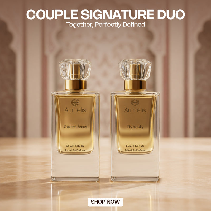 Aurellis Royal Queen’s Secret + Dynasty Extrait De Parfum Duo | Luxury Unisex Perfume Set | 55 ML x 2
