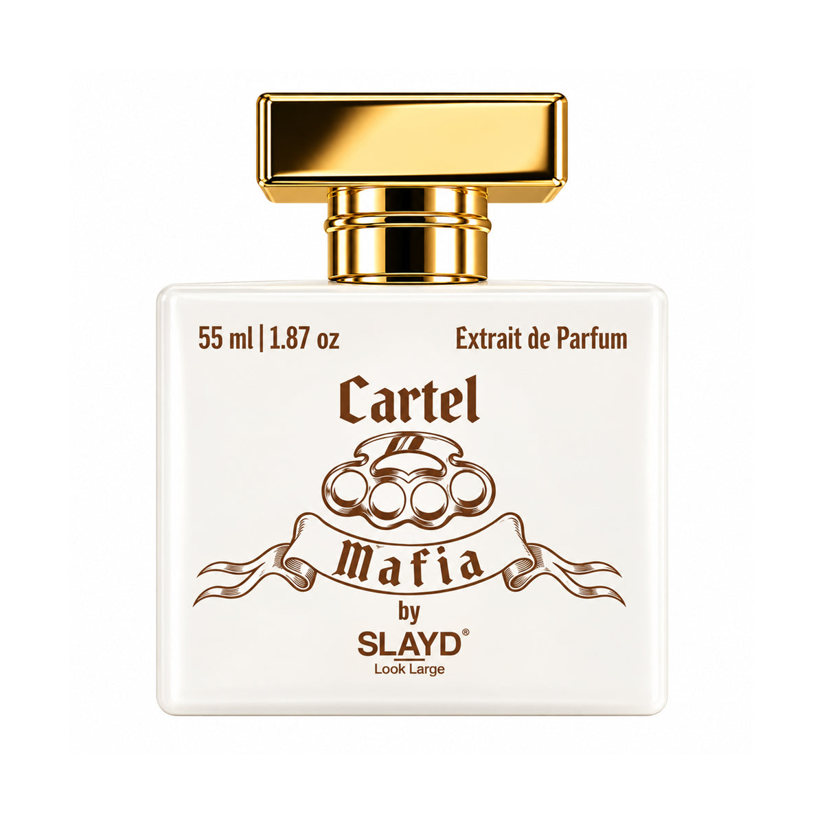 Slayd Mafia Cartel Extrait de Parfum 55ml luxury unisex perfume gift set with elegant bottles and sophisticated packaging.
