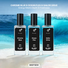 Slayd Fresh & Bold Trio Perfume for Men – Pack of 3