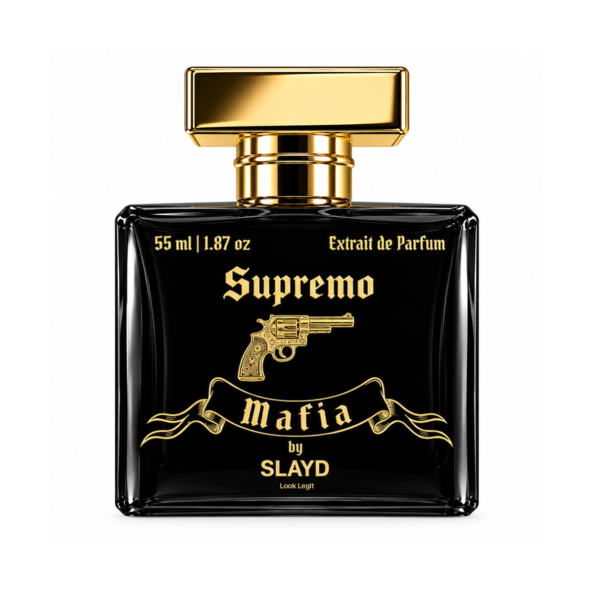 Aurrelis SLAYD Mafia Supremo extrait de parfum gift set with luxury unisex fragrance bottles, 55ml, elegant packaging.