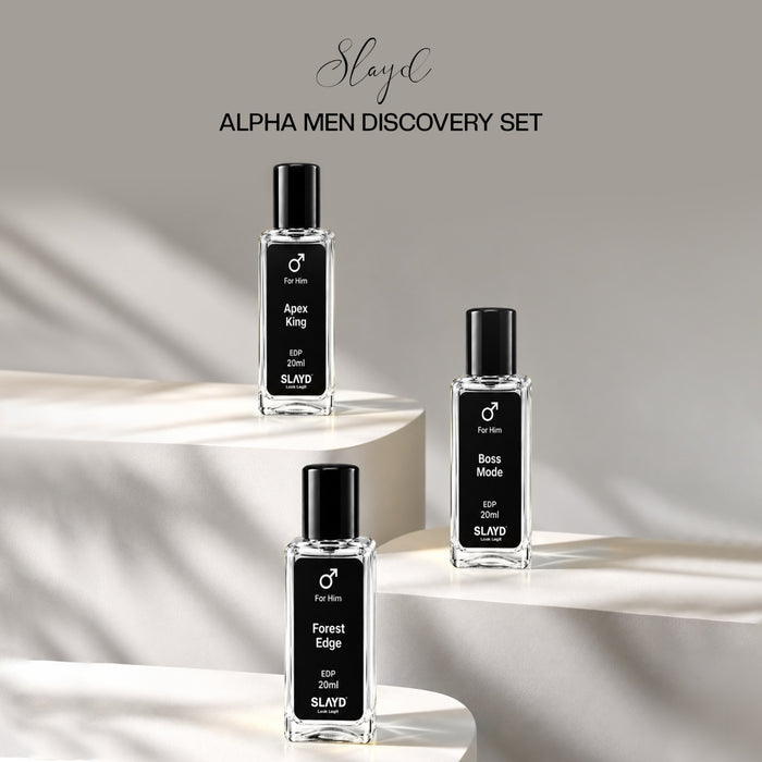 Slayd Look Legit Alpha Men Discovery Set | Extrait De Parfum | For Men | Pack of 3 × 20ML (60ML)